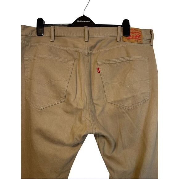 Levi’s 501 Men’s Khaki Jeans 5-Pocket Sz. 40/30 - Picture 4 of 8